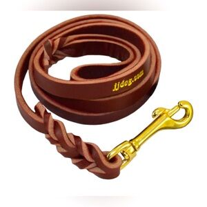 JJ DOG SUPPLIES LEATHER LEAD LEASH